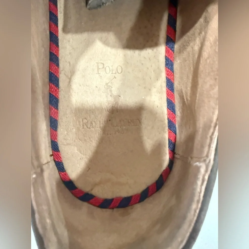Polo Ralph Lauren Jarrod Brown Leather Oxfords Men Size 7,5 D